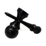 Kendama neagra atractiva pentru dexteritate si distractie - imagine 2