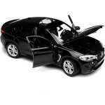 Macheta Rastar BMW X6M 2018 1:24 negru replica metal die-cast - imagine 4