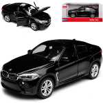 Macheta Rastar BMW X6M 2018 1:24 negru replica metal die-cast
