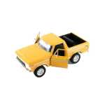 Macheta Motor Max Ford Bronco (open Top) 1978 1:24 galben replica metal die-cast - imagine 5