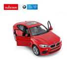 Macheta Rastar BMW X6M 2018 1:24 rosu replica metal die-cast - imagine 3