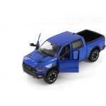 Macheta Motor Max Ford Ram 1500 Rebel Crew Cab 2019 1:27 albastru replica metal die-cast - imagine 3