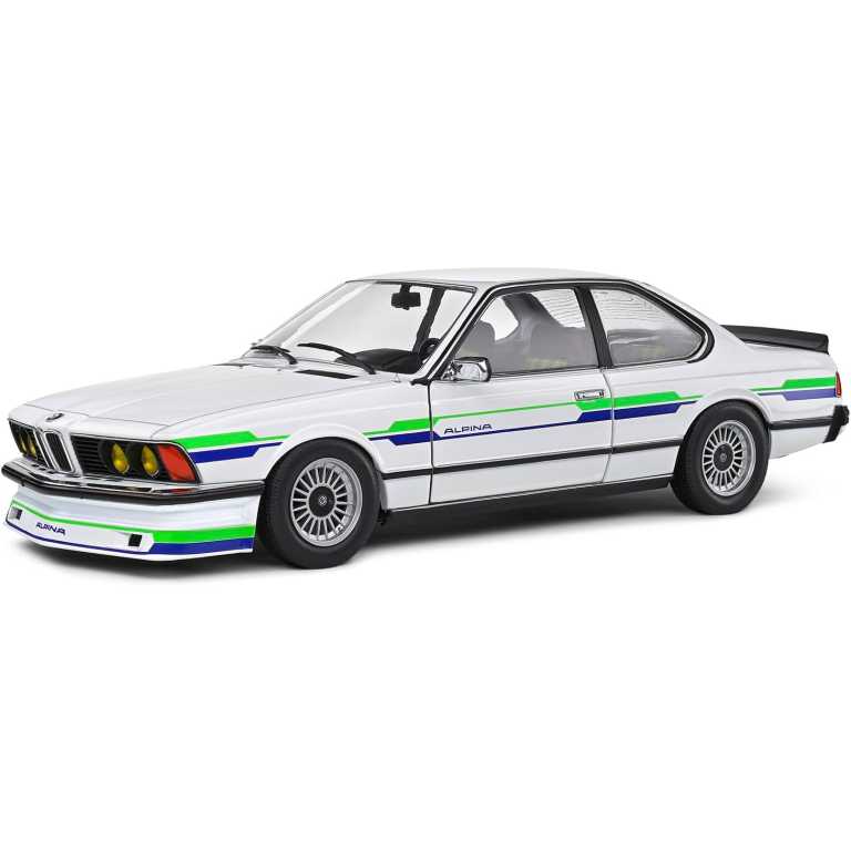 Macheta Solido Alpina B7 Turbo 1984 1:18 alb replica metal die-cast
