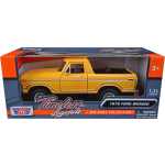 Macheta Motor Max Ford Bronco (open Top) 1978 1:24 galben replica metal die-cast - imagine 2