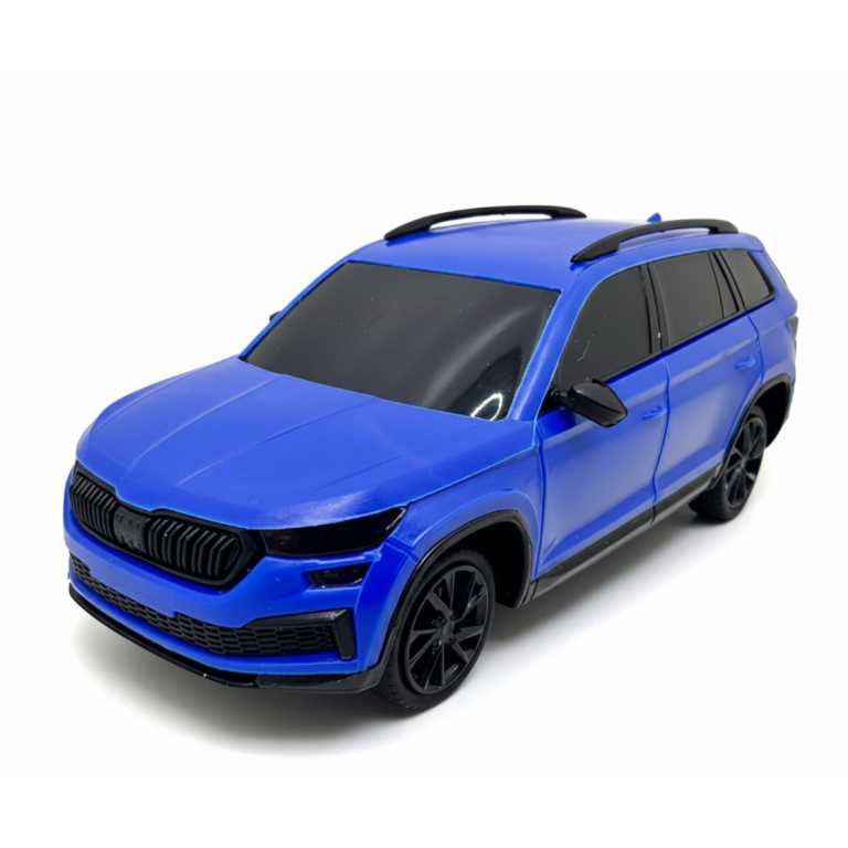 Macheta Abrex Skoda Kodiaq 1:43 albastru replica PLASTIC