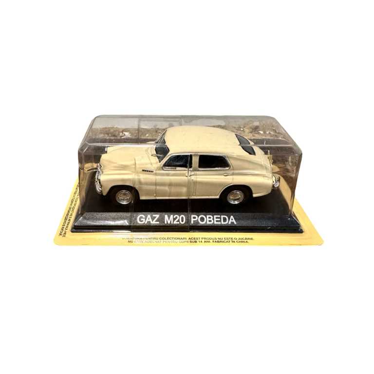Macheta GAZ M20 Pobeda crem – Macheta metal Colectie 1:43