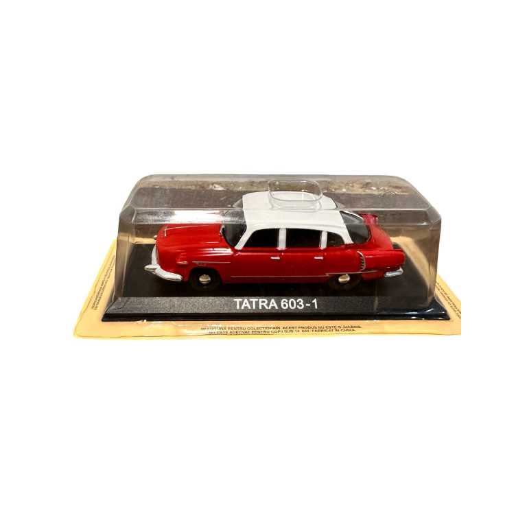 Macheta Tatra 603-1 rosu-crem scara 1:43