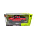 Macheta Ford F150 pickup rosie replica metal usi deschise - imagine 6
