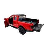 Macheta Ford F150 pickup rosie replica metal usi deschise - imagine 5