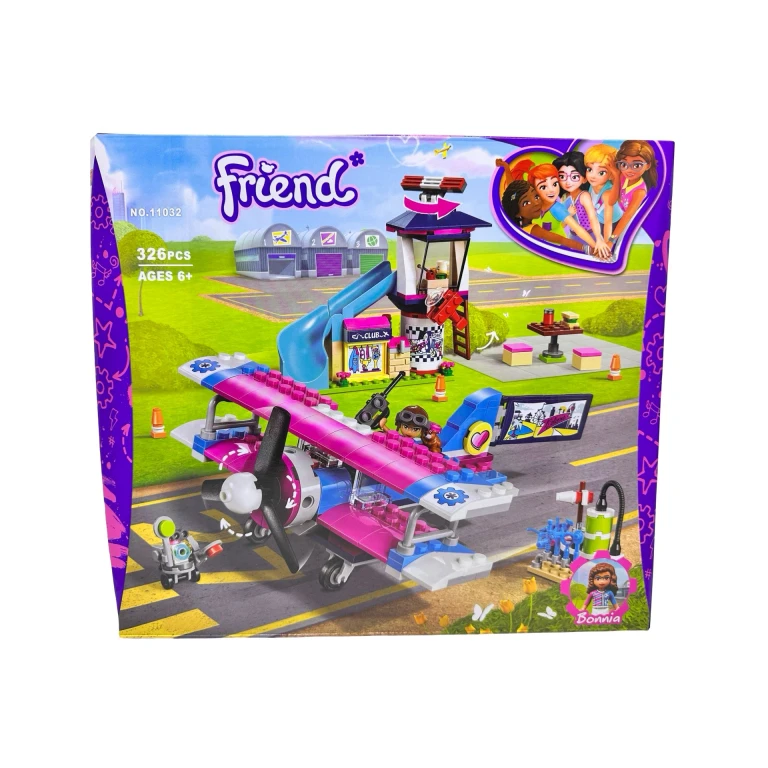 Setul de constructie Friend cu avion si turn de control 11032
