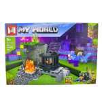 Set constructie My World temnita cu capcana si figurina 4 in 1 cu 96 piese aventuri subterane mg1168A