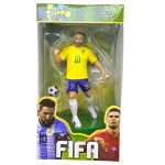 Figurina fotbalist 16 cm echipament Brazilia Neymar Junior