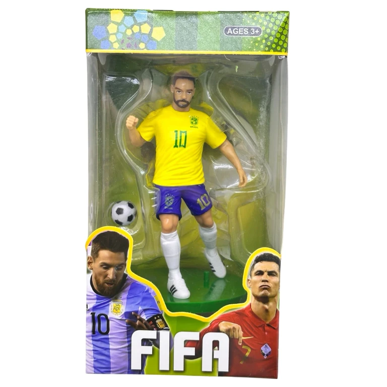Figurina fotbalist 16 cm echipament Brazilia Neymar Junior