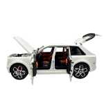 Macheta Rolls Royce Cullinan alb cu rulota scara 1:20 cu sunete lumini deschide usile si capotele - imagine 12