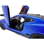 Macheta Chevrolet Camaro albastru 1:24 cu sunet lumini deschide usile si capotele - imagine 9