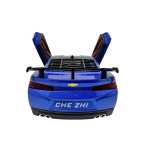 Macheta Chevrolet Camaro albastru 1:24 cu sunet lumini deschide usile si capotele - imagine 13