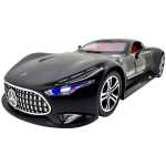 Macheta Mercedes Vision AMG gran turismo negru 1:24 cu lumini si sunete deschide usile - imagine 8
