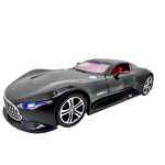 Macheta Mercedes Vision AMG gran turismo negru 1:24 cu lumini si sunete deschide usile - imagine 5