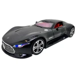 Macheta Mercedes Vision AMG gran turismo negru 1:24 cu lumini si sunete deschide usile