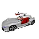 Macheta Mercedes Vision GT AMG gri 1:24 cu sunete si lumini deschide usile