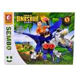Set constructie Sembo dinozaur tyrannosaurus rex robot world dinosaur 205032 112 piese