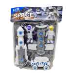 Set statie spatiala jucarie cu astronauti si rachete