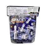 Set statie spatiala jucarie cu astronauti si rachete - imagine 3