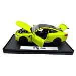 Macheta BMW M4 Coupe culoarea galben Sao Paulo Yellow 1:32 metal lumini si sunete - imagine 5