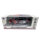 Macheta BMW M4 Racing rosu 1:24 metal pull back lumini si sunete