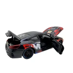 Macheta BMW M8 Racing rosu 1:24 metal pull back lumini si sunete - imagine 9