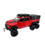 Macheta Ford RAM Mammoth 6x6 rosu 1:32 metal lumini si sunete - imagine 2