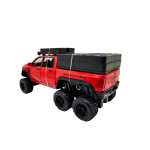 Macheta Ford RAM Mammoth 6x6 rosu 1:32 metal lumini si sunete - imagine 4