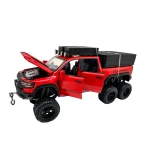 Macheta RAM Mammoth 6x6 rosu 1:32 metal lumini si sunete