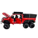 Macheta Ford RAM Mammoth 6x6 rosu 1:32 metal lumini si sunete - imagine 6