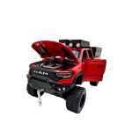 Macheta Ford RAM Mammoth 6x6 rosu 1:32 metal lumini si sunete - imagine 10
