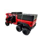 Macheta Ford RAM Mammoth 6x6 rosu 1:32 metal lumini si sunete - imagine 7