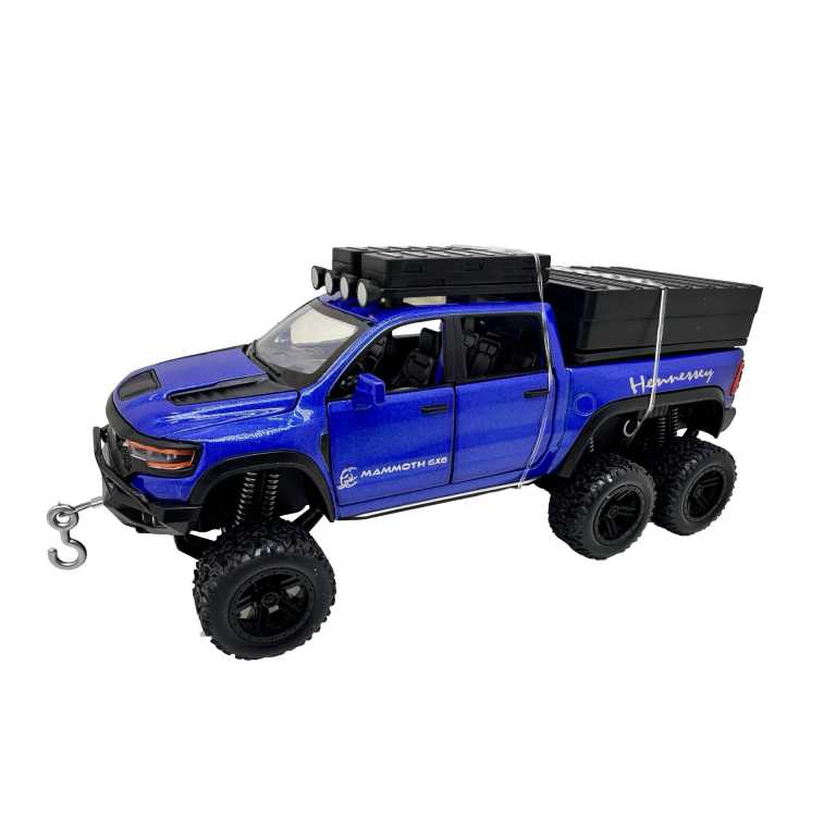 Macheta RAM Mammoth 6x6 albastru 1:32 metal lumini si sunete
