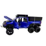 Macheta Ford RAM Mammoth 6x6 albastru 1:32 metal lumini si sunete - imagine 3