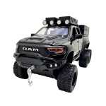 Macheta Ford RAM Mammoth 6x6 negru 1:32 metal lumini si sunete - imagine 8