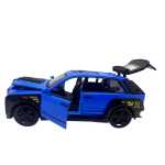 Macheta Rolls Royce Cullinan 1:28 albastru usi deschise lumini sunete pull back - imagine 7