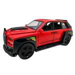 Macheta Rolls Royce Cullinan 1:28 rosu usi deschise lumini sunete pull back