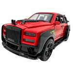 Macheta Rolls Royce Cullinan 1:28 rosu usi deschise lumini sunete pull back - imagine 3