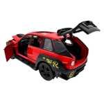 Macheta Rolls Royce Cullinan 1:28 rosu usi deschise lumini sunete pull back - imagine 10