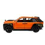 Macheta Rolls Royce Cullinan 1:28 portocaliu usi deschise lumini sunete pull back - imagine 4