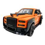 Macheta Rolls Royce Cullinan 1:28 portocaliu usi deschise lumini sunete pull back - imagine 6