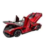 Macheta Koenigsegg Jesko rosu 1:24 cu sunete lumini deschide usile si capotele