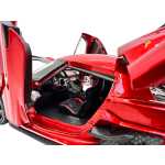 Macheta Koenigsegg Jesko rosu 1:24 cu sunete lumini deschide usile si capotele - imagine 11