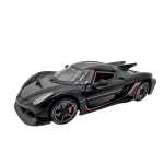 Macheta Koenigsegg Jasko negru 1:24 cu sunete si lumini deschide usile si capotele