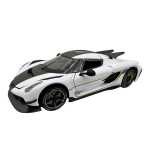 Macheta Koenigsegg Jesko alba 1:24 cu sunete lumini deschide usile si capotele