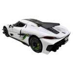 Macheta Koenigsegg Jesko alba 1:24 cu sunete lumini deschide usile si capotele - imagine 4